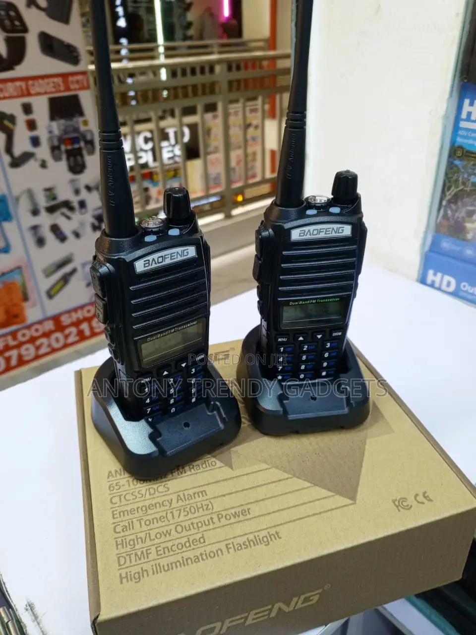 Baofeng UV-82 Dual Band Walkie Talkies With Charging Docks