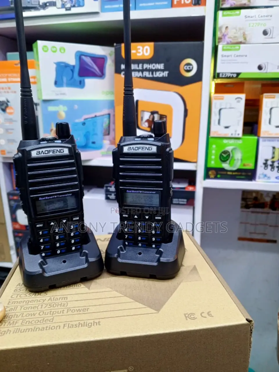 Baofeng UV-82 Dual Band Radio With FM and Emergency Alarm