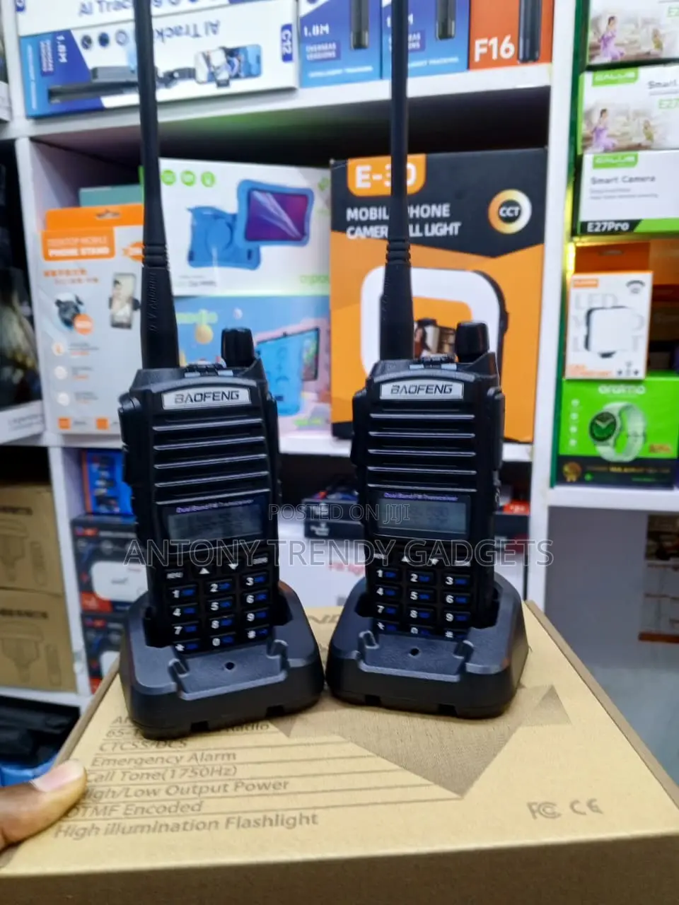 Baofeng UV-82 Dual Band Radio With FM and Emergency Alarm