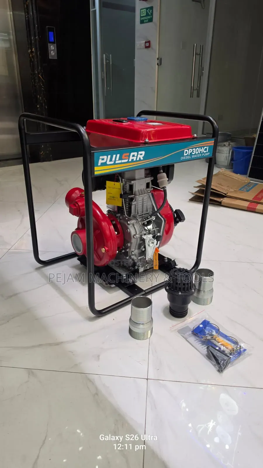3" Pulsar DP30HCi Diesel High-Pressure Water Pump 95m 16hp 42m3/H
