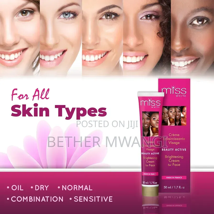 Fair & White Miss White Brightening Face Cream in Kenya