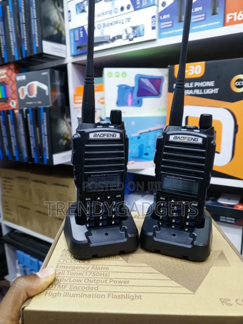 Baofeng UV-82 Rechargeable Radio With LED Torch and Alarm