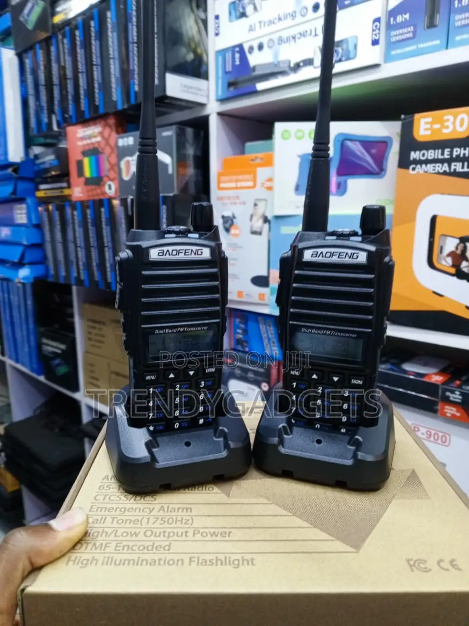Baofeng UV-82 Rechargeable Radio With LED Torch and Alarm