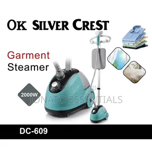 OK Silver Crest 2000W Standing Garment Steamer Ironing Board