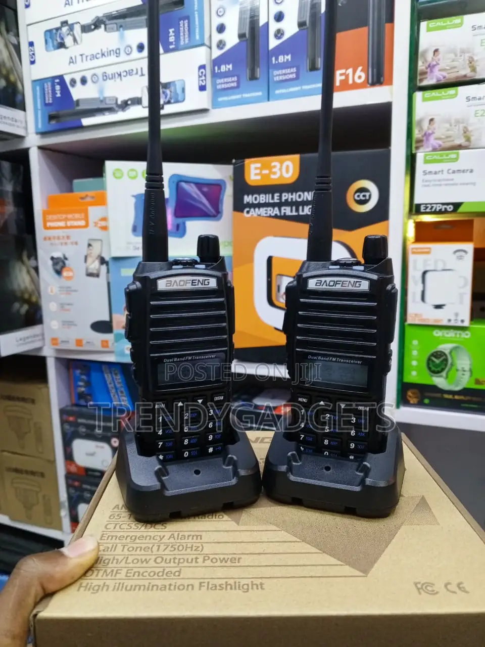 UV-82 Dual Frequency Walkie Talkie for Security and Outdoor Use