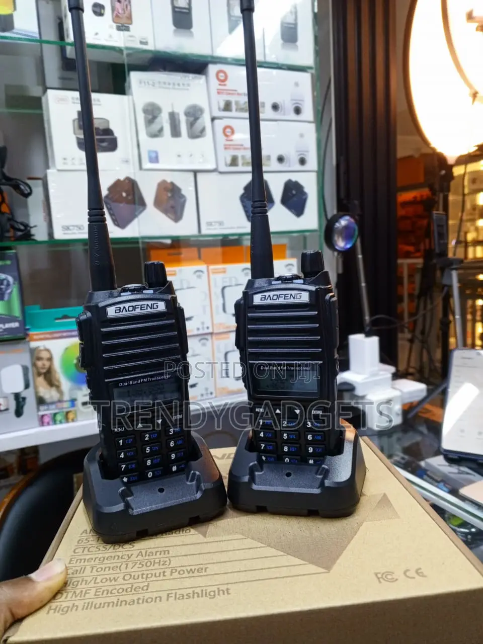 UV-82 Dual Frequency Walkie Talkie for Security and Outdoor Use