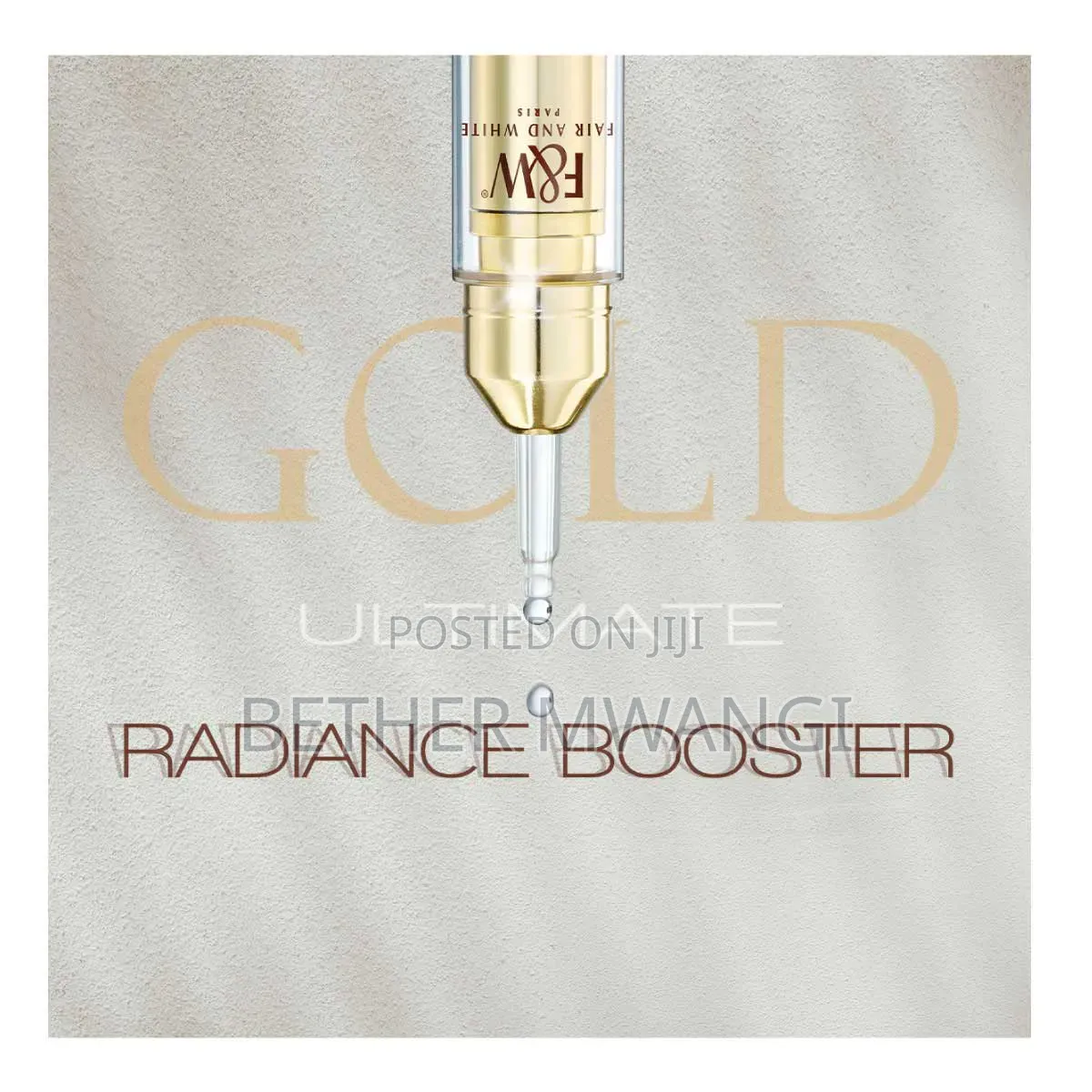 Fair & White (F&W) Gold Ultimate Radiance Booster 2 Unifier Éclatant