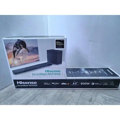 Hisense 500W 3.1 Ch Soundbar System