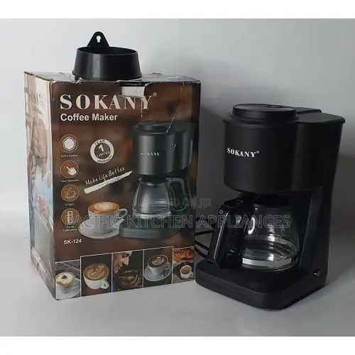 Sokany Coffee Maker SK-124, 1.5L Drip Coffee Machine