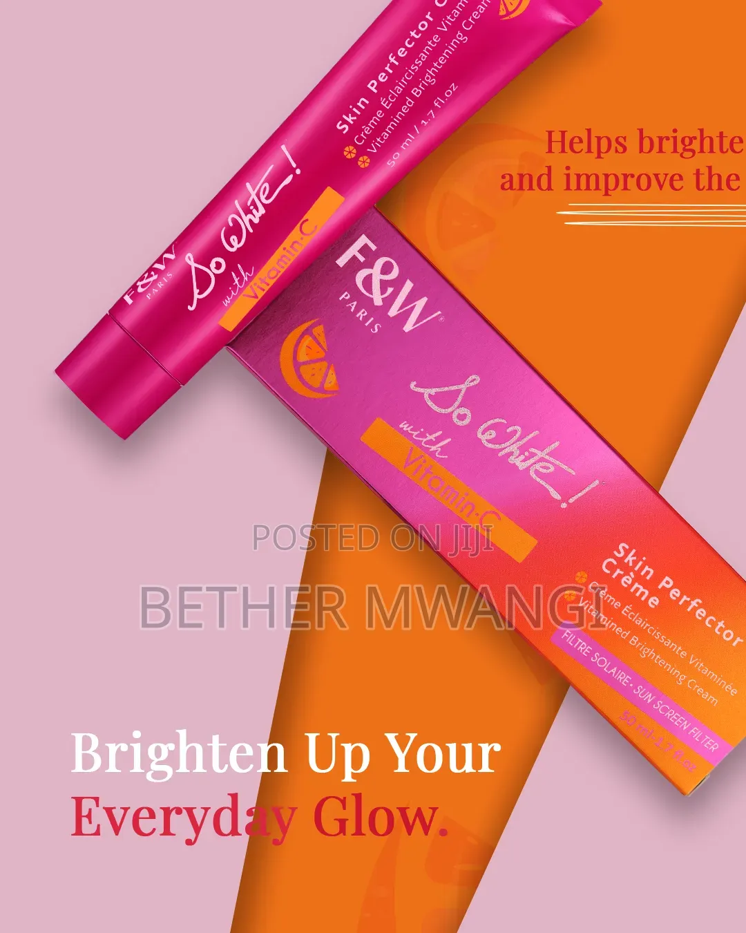 Fair & White So White! Skin Perfector Cream With Vitamin C in Kenya