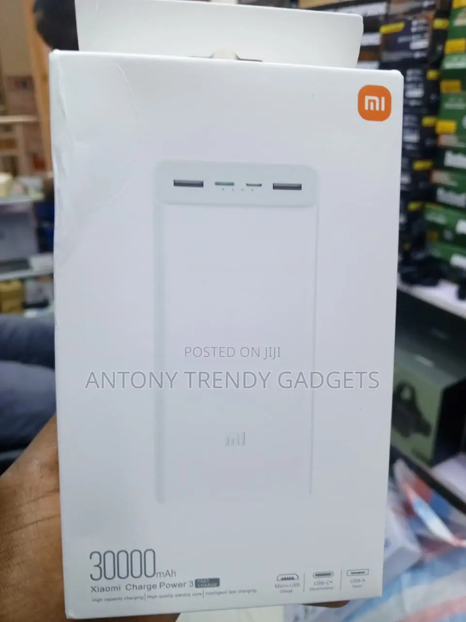 Xiaomi 30000mAh Rechargeable Battery Pack for Smartphones