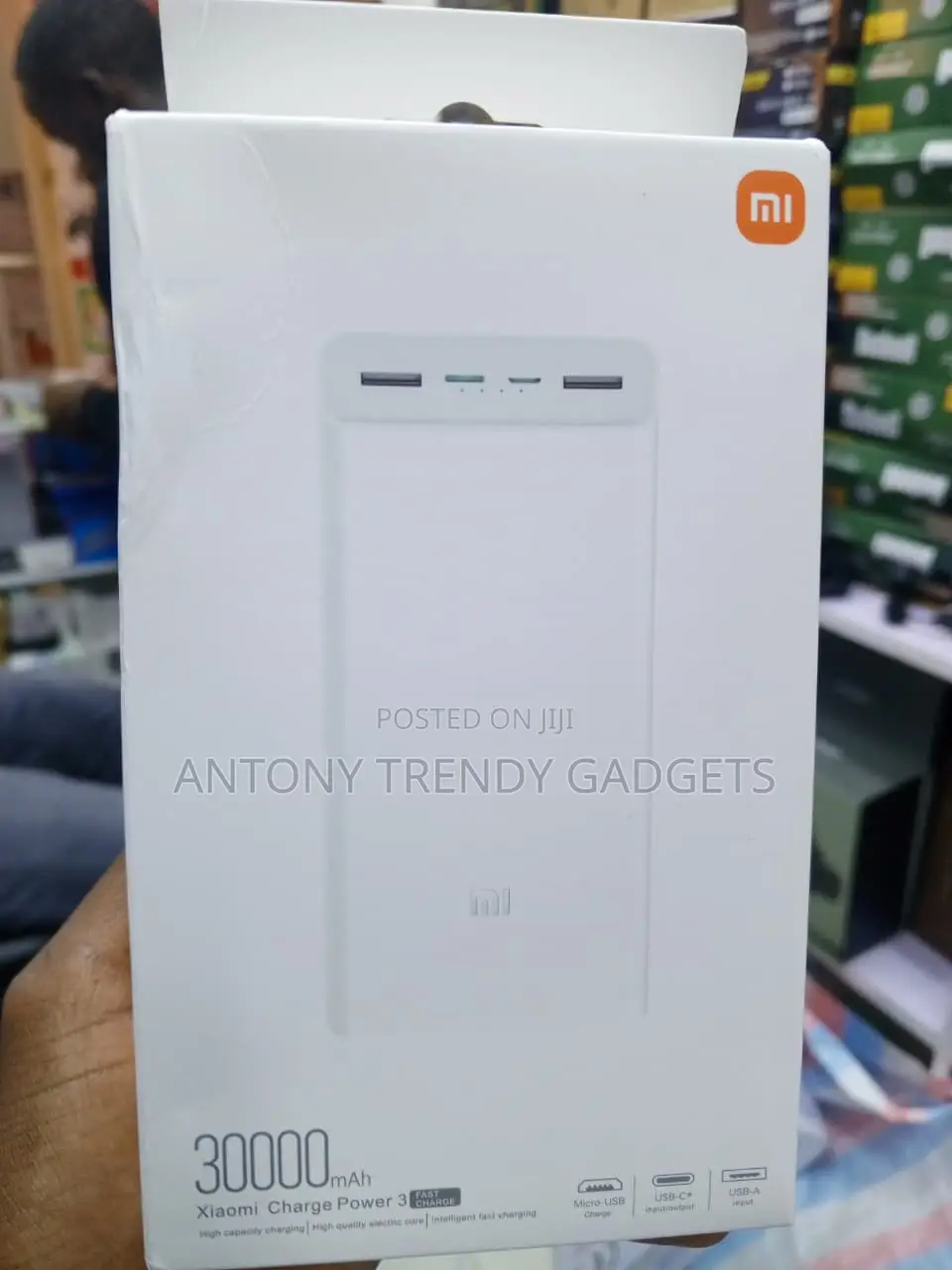 Xiaomi 30000mAh Rechargeable Battery Pack for Smartphones