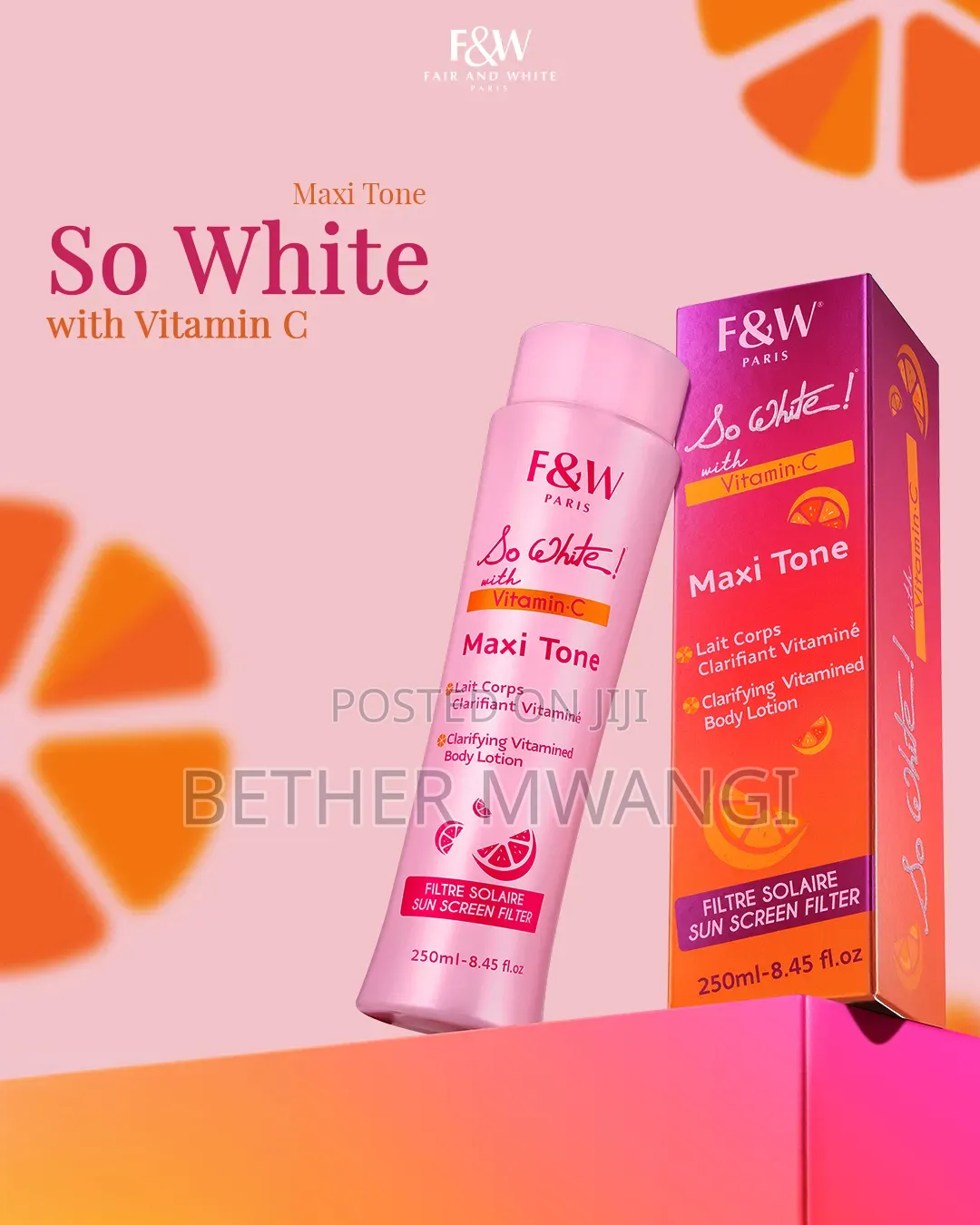 Fair & White So White! Maxi Tone Vitamin C Clarifying Body Lotion