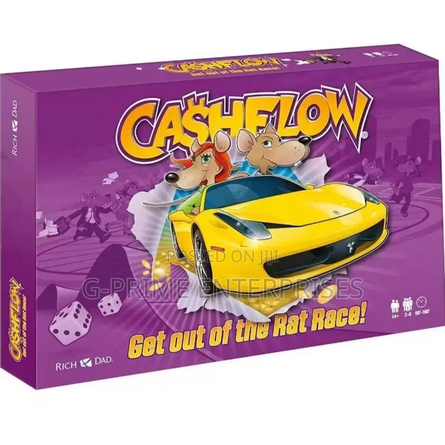 Cash Flow Rat Race Game Board