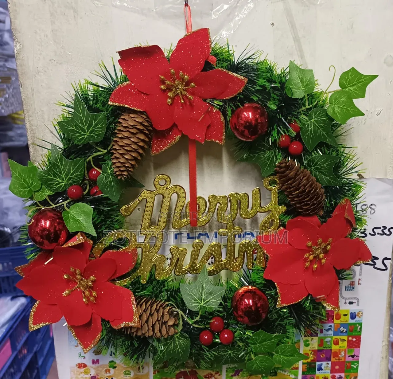 Christmas Door Wreath 30cm
