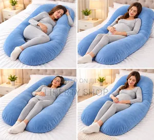 Flexible U-Shape Pregnancy Pillow – Full Body Ma, Hips, Neck and Legs