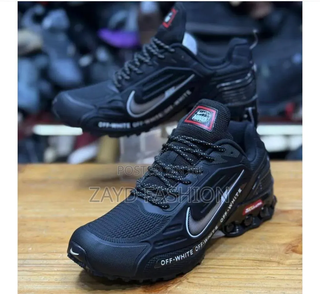 Airmax Off White Black and White