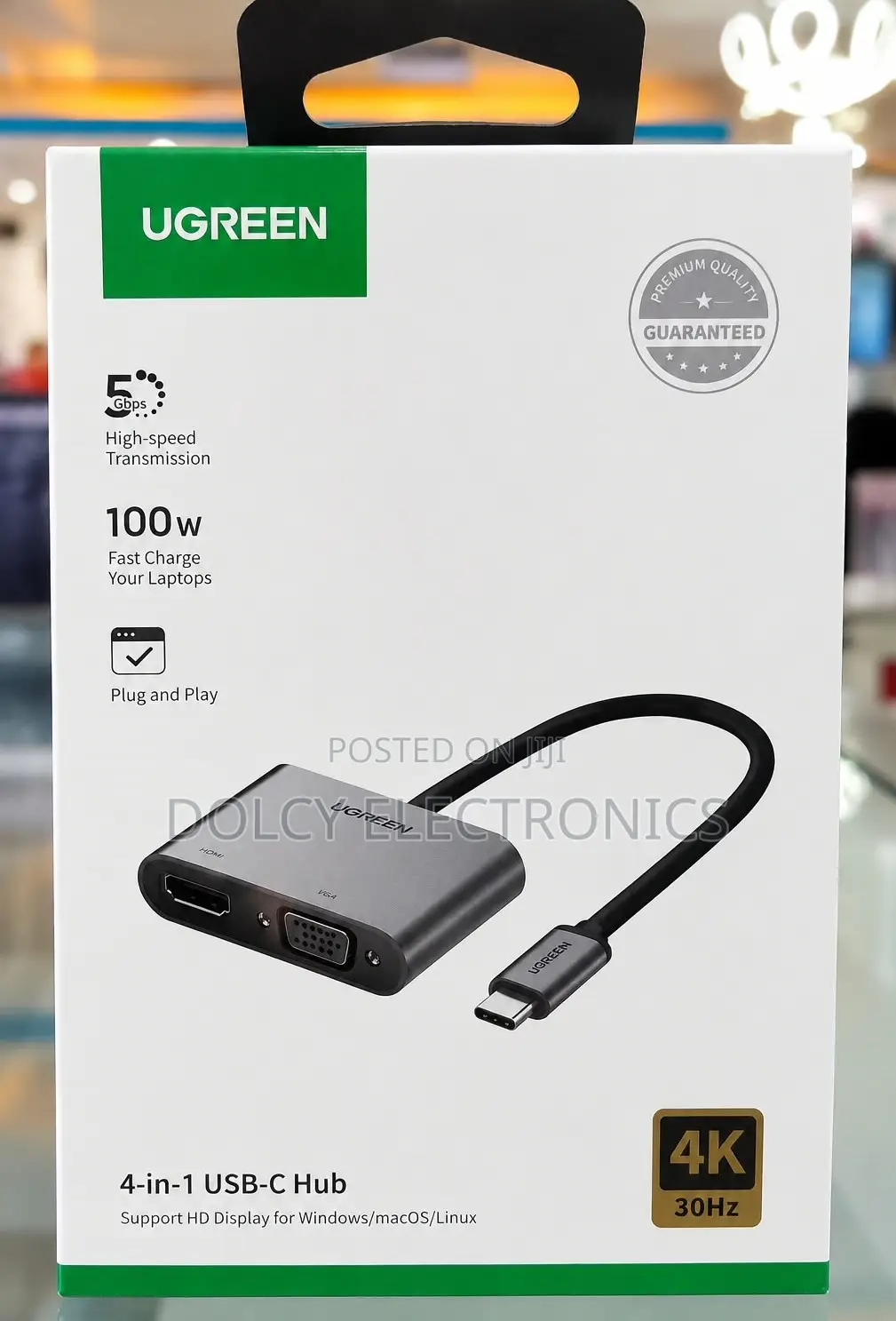 UGreen 4-in- 1 USB-C Hub
