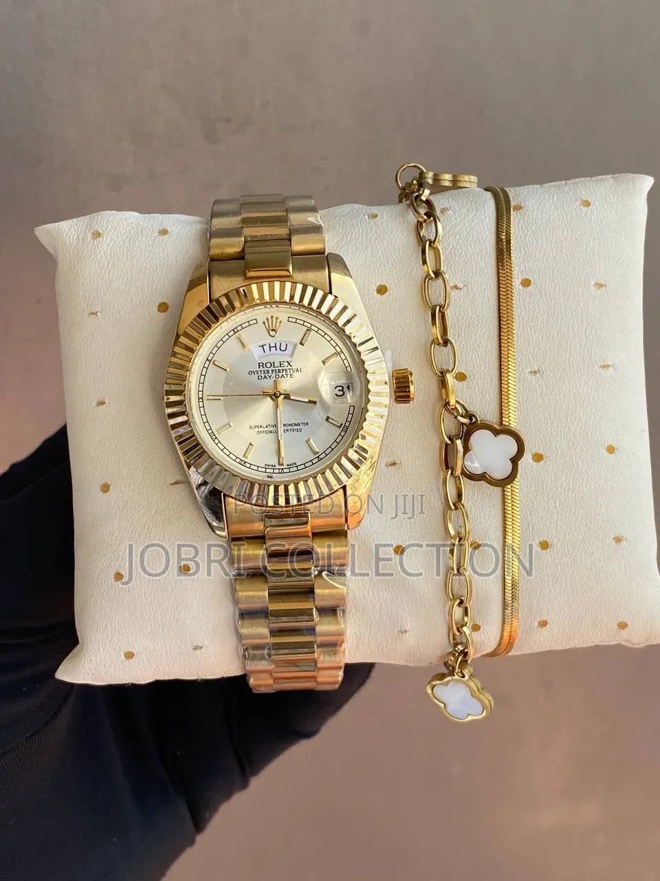 Ladies Rolex Watch X Double Bracelet