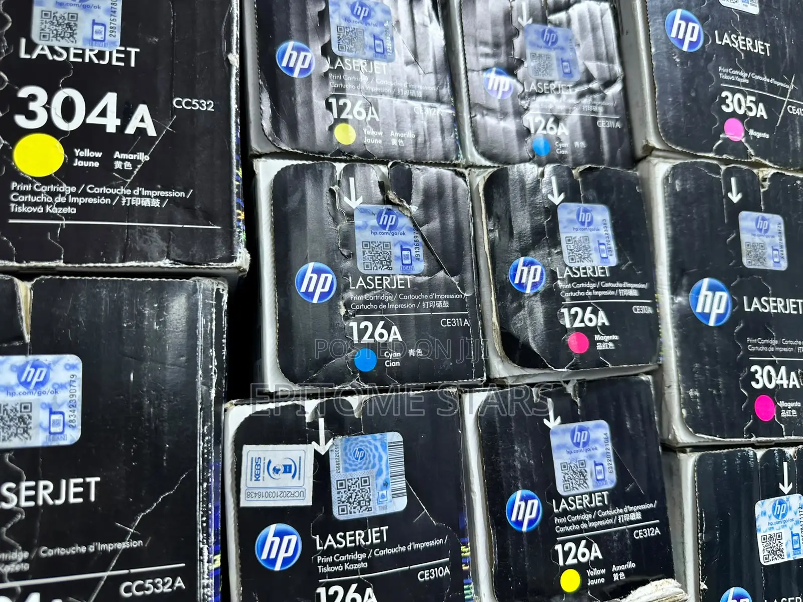 HP 126A Colour LaserJet Toner Cartridges YELLOW