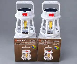 Solar Emergency Rechargeable Camping Lantern Lamp Hurry Bolt HB-V300W