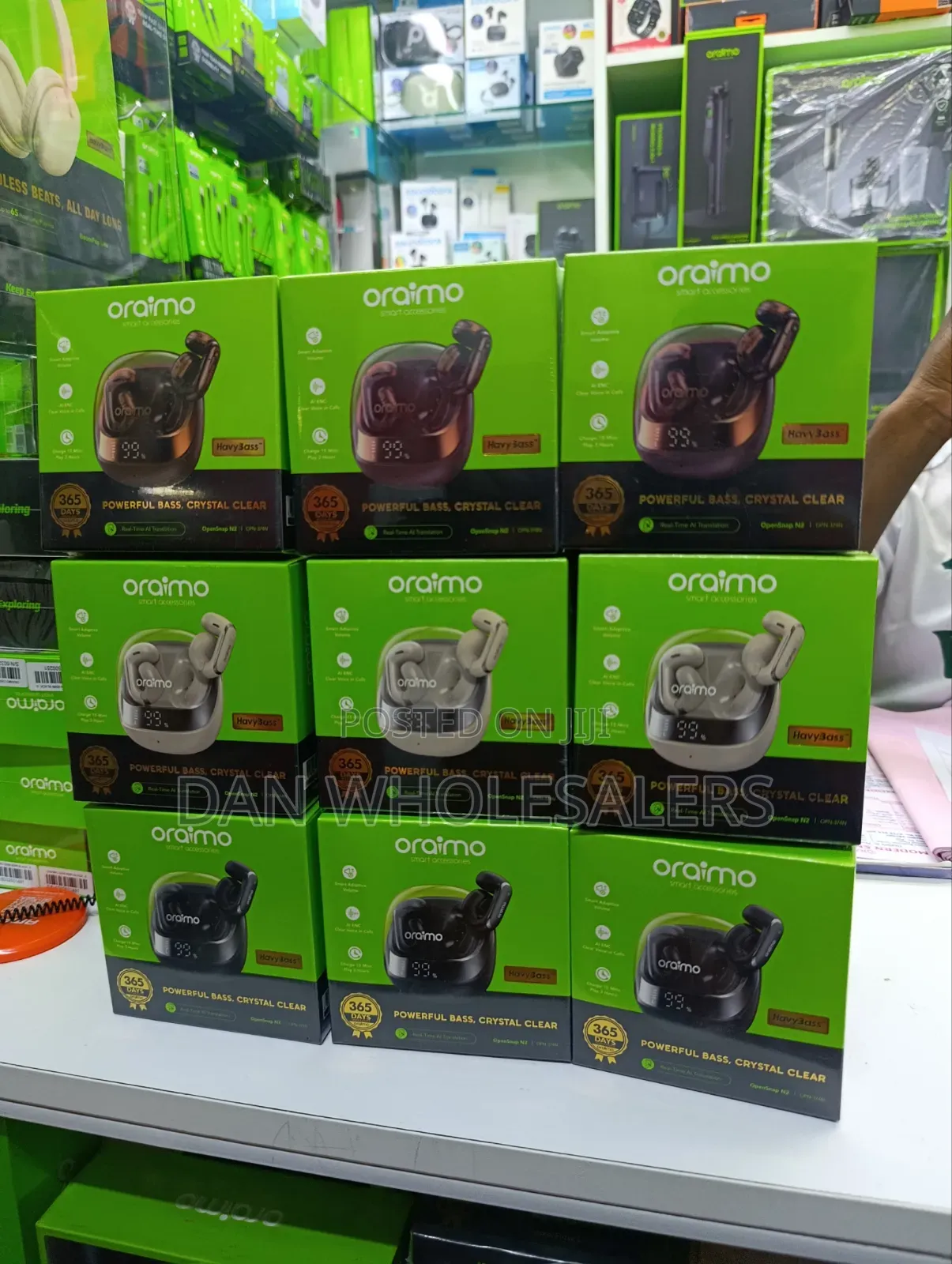 Oraimo OpenSnap N2 Quick Charging Deep Bass Open-Ear True Wireless