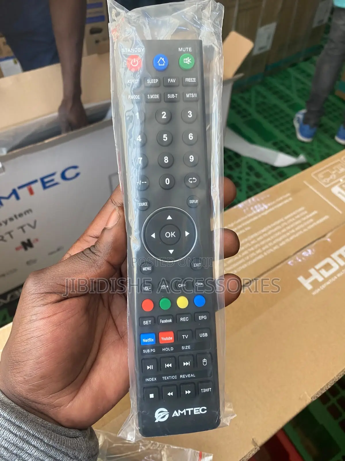 Amtec 43 Inch Smart TV Universal Remote Control Replacement