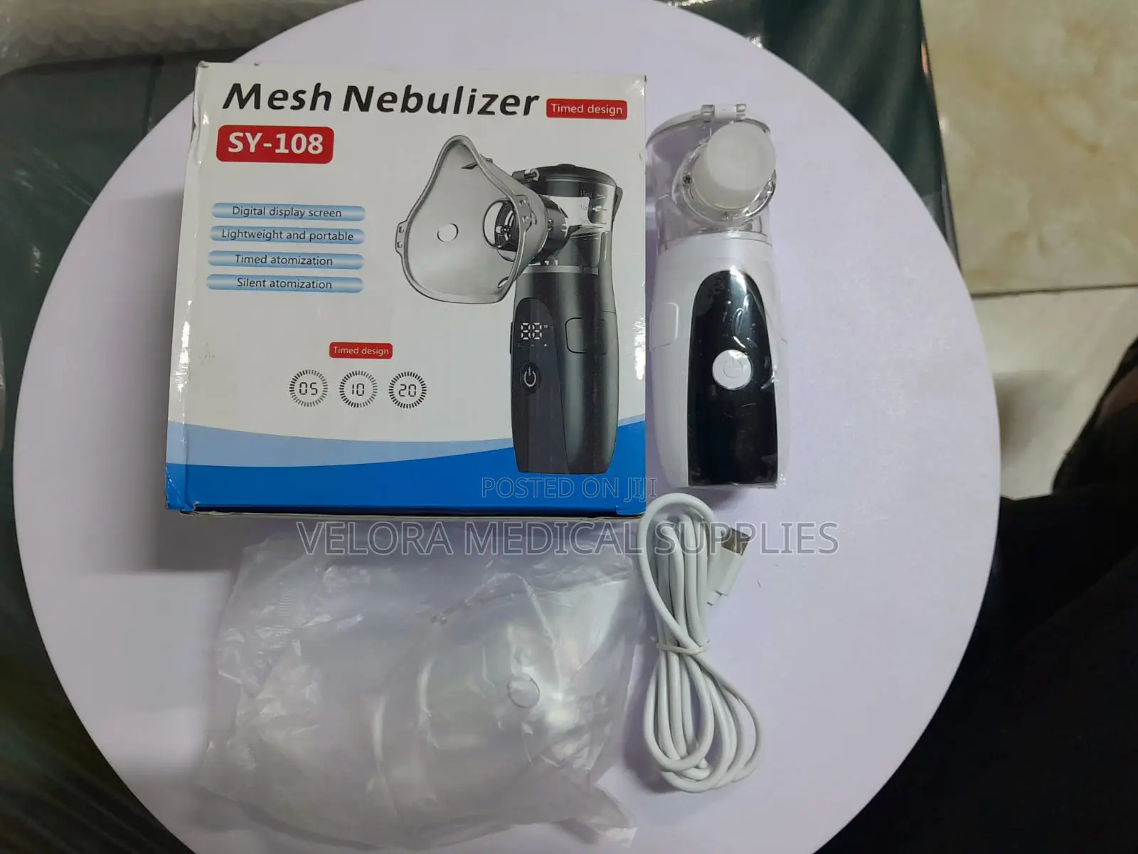 SY-108 Rechargeable Mesh Nebulizer – Portable Nebulizer Machine