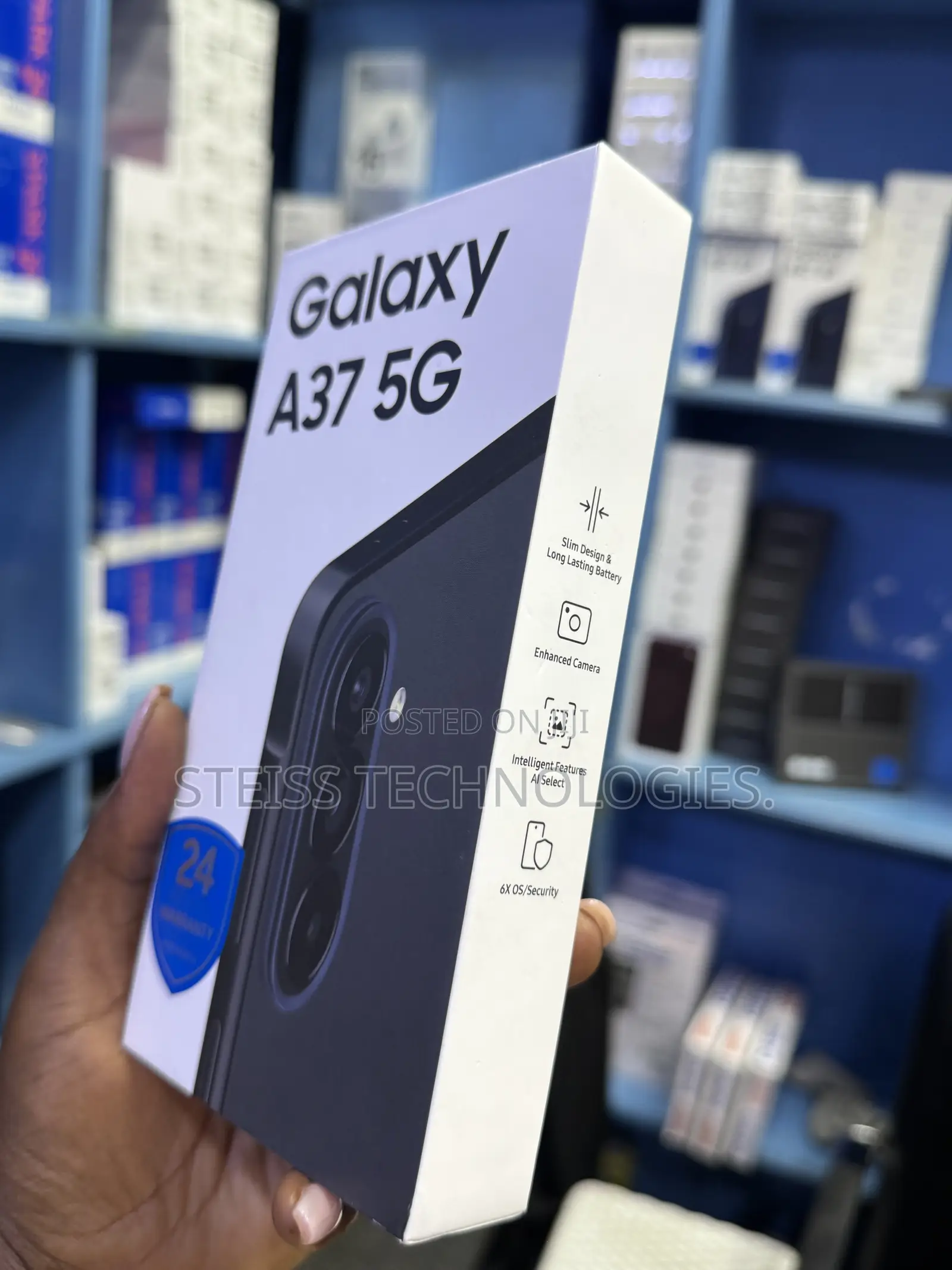 New Samsung Galaxy A37 128 GB Black