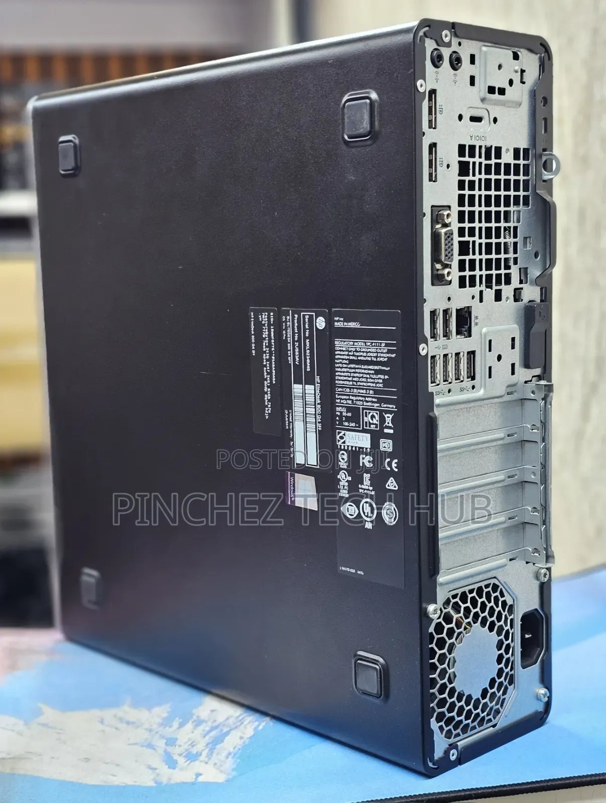 Desktop Computer HP EliteDesk 800 G4 8GB Intel Core i7 SSD 256GB