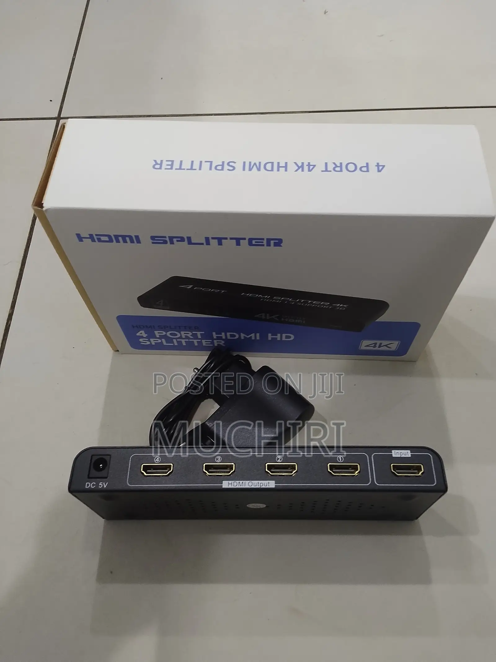 Fjgear 4K Display Sharing 4port HDMI Splitter