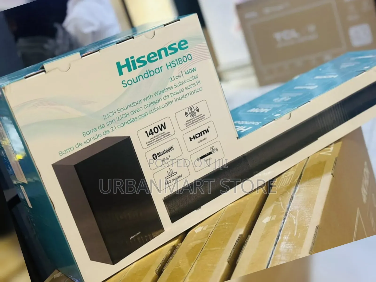 Hisense HS1800 Soundbar 140W Powerful Sound