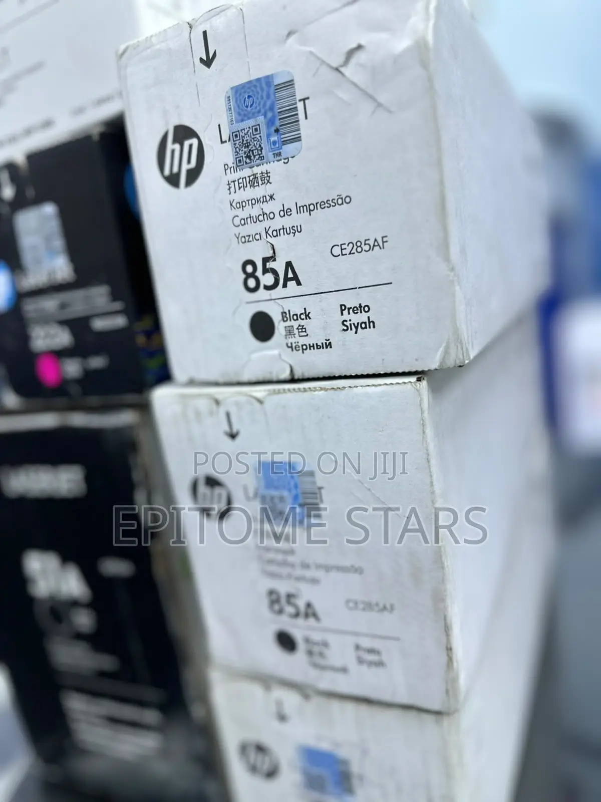 (CE285A) HP 85A Black LaserJet Toner Cartridge Top