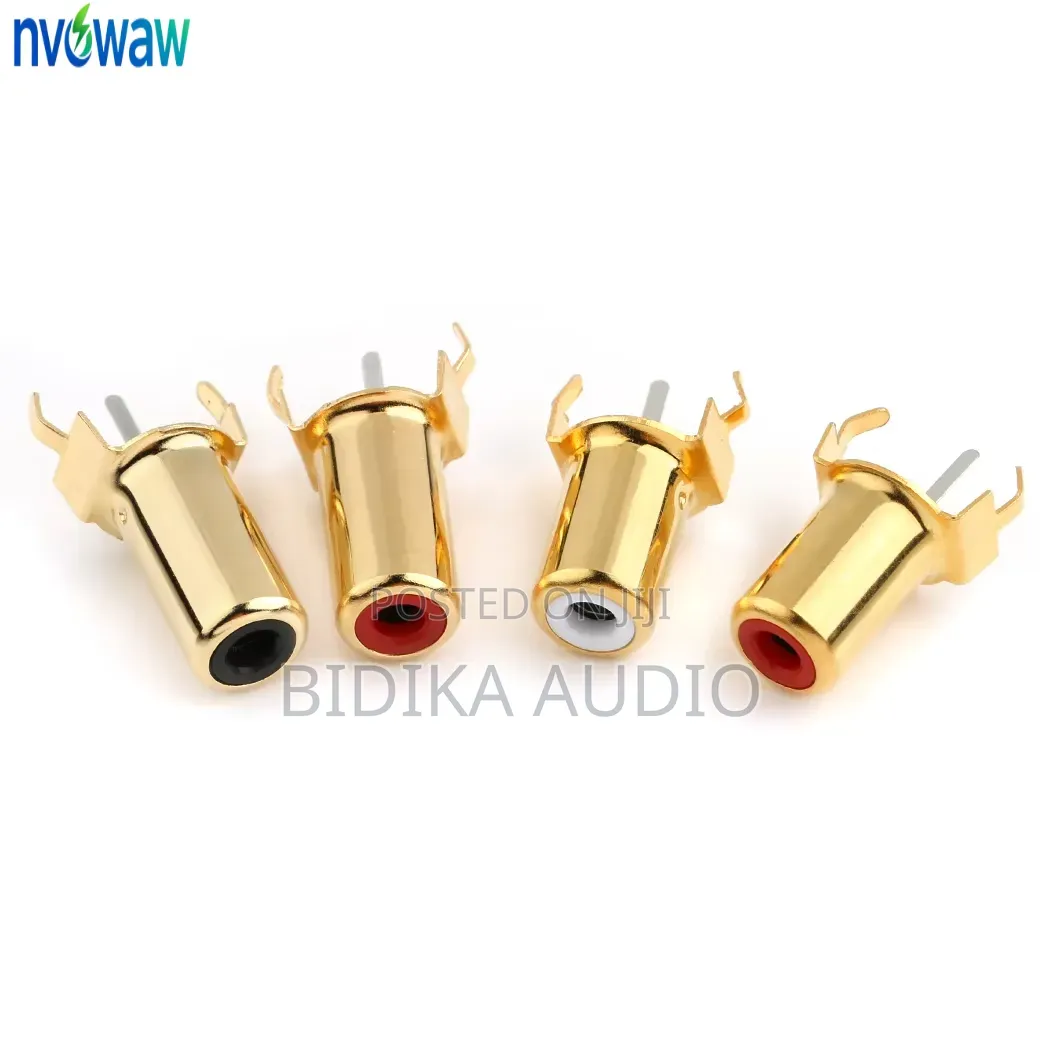 Audio Socket 3 Pin Gold Plated Single Hole