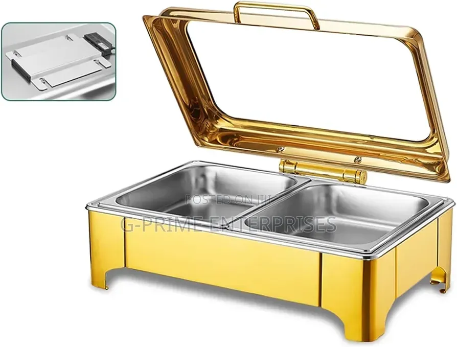 Gold Chafing Dishes for Buffet Food Warmers