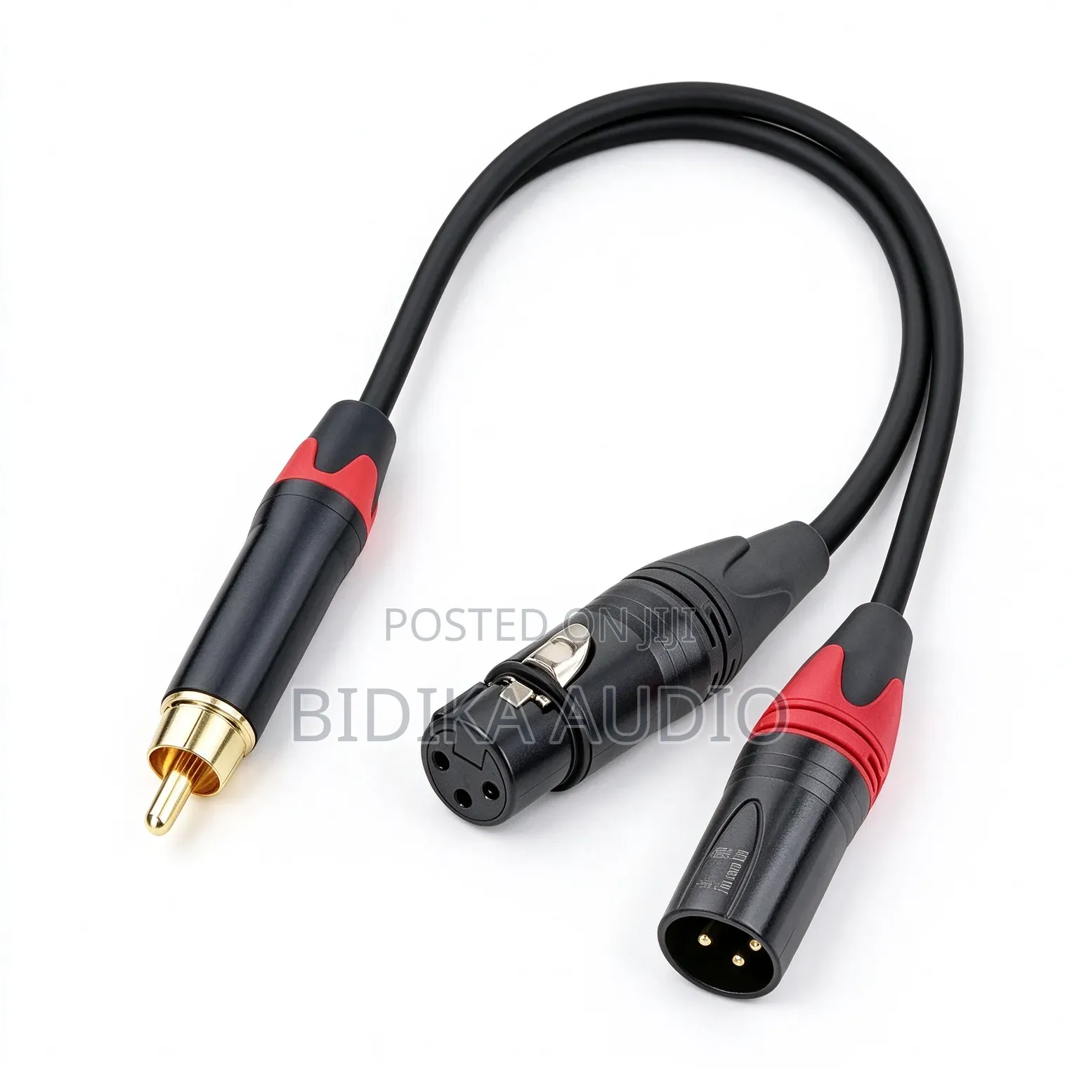 Lotus-Type Dual-Cannon One-Split Oxygen-Free Copper Audio Cable