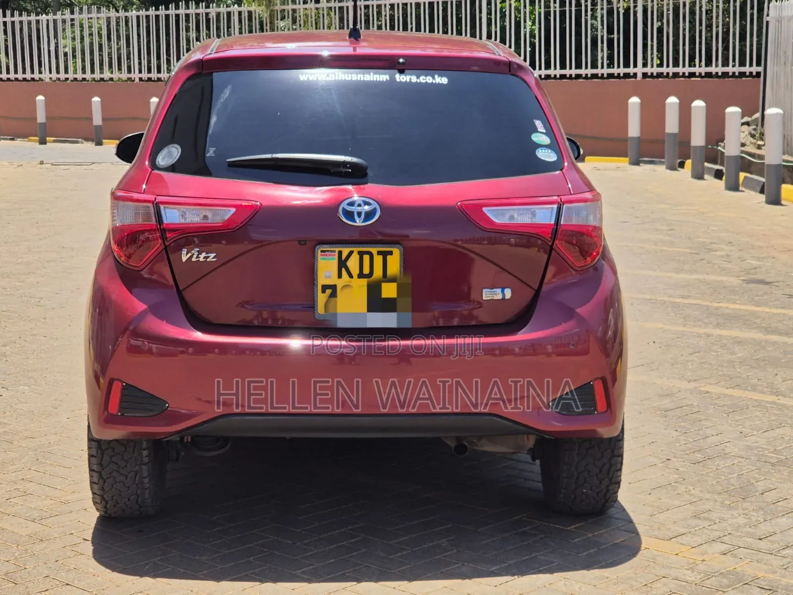 Toyota Vitz 2019 Red