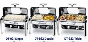 Chafing Dish Rectangular Food Warmer Buffet