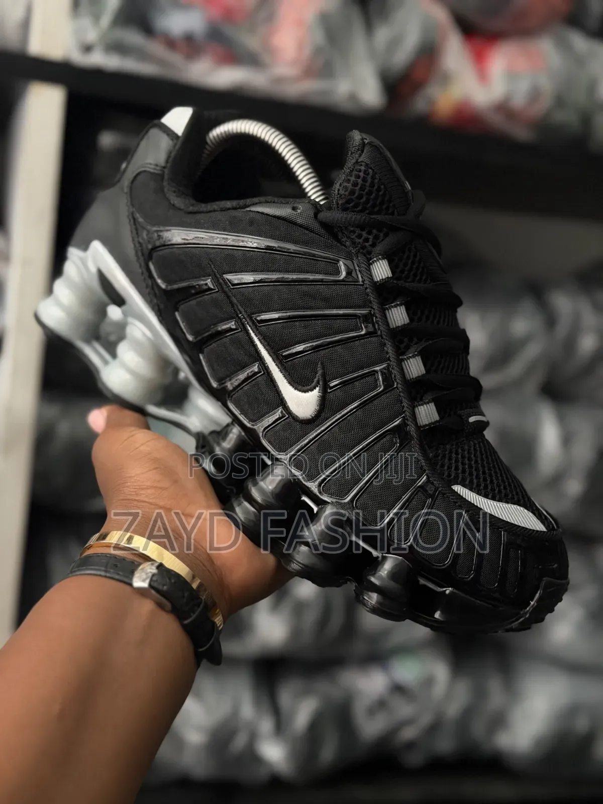 Nike Shox TL Black Silver