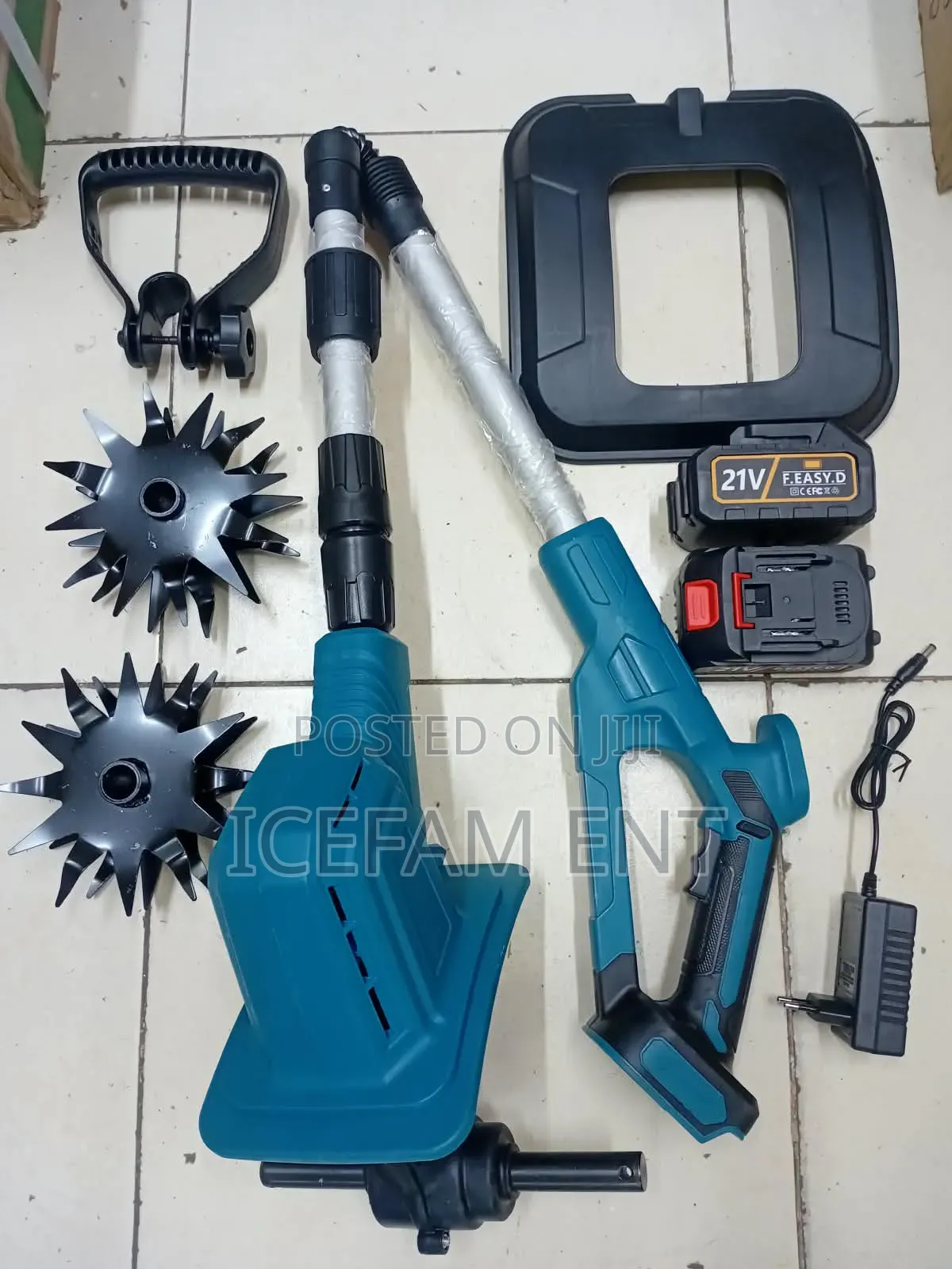 Professional Cordless Tiller/21v Rechargeable Tiller