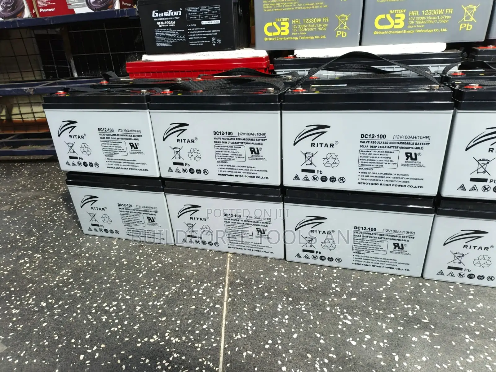 Ritar 12v 100ah Deep Cycle Solar Backup Battery
