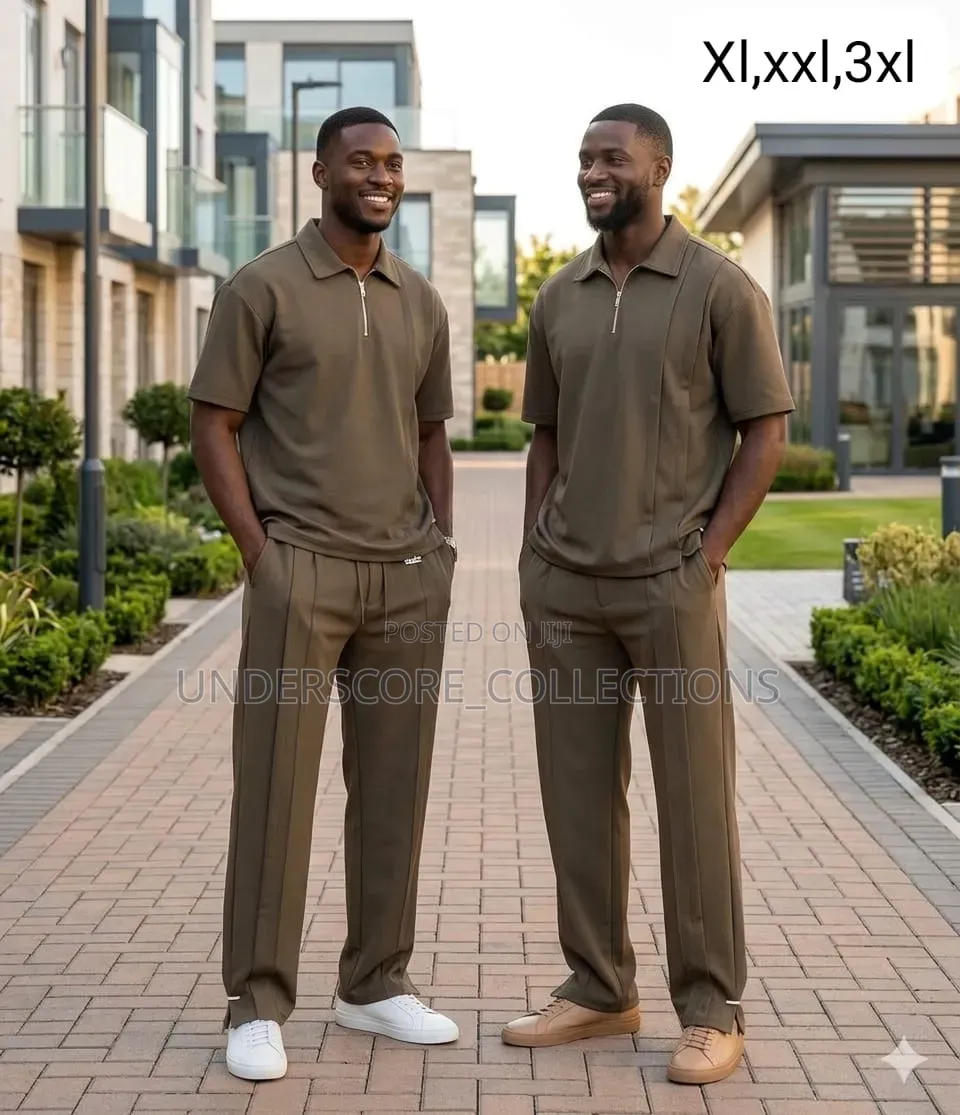Men Two Pieces Relaxed Fit Casual Set
