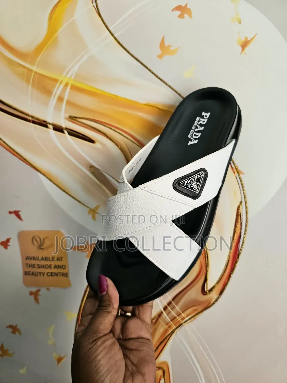 Prada Milano Sandals 'White' Quality Slides
