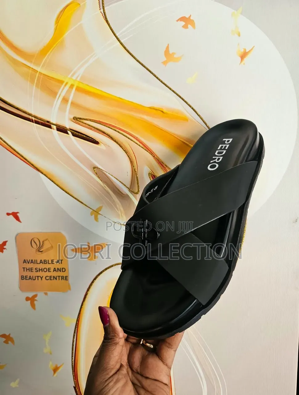 High Quality Black Pedro Sandals