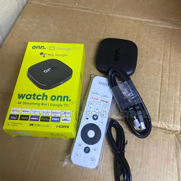 Compact Design ONN TV Box 2GB RAM 8GB Storage Media Hub