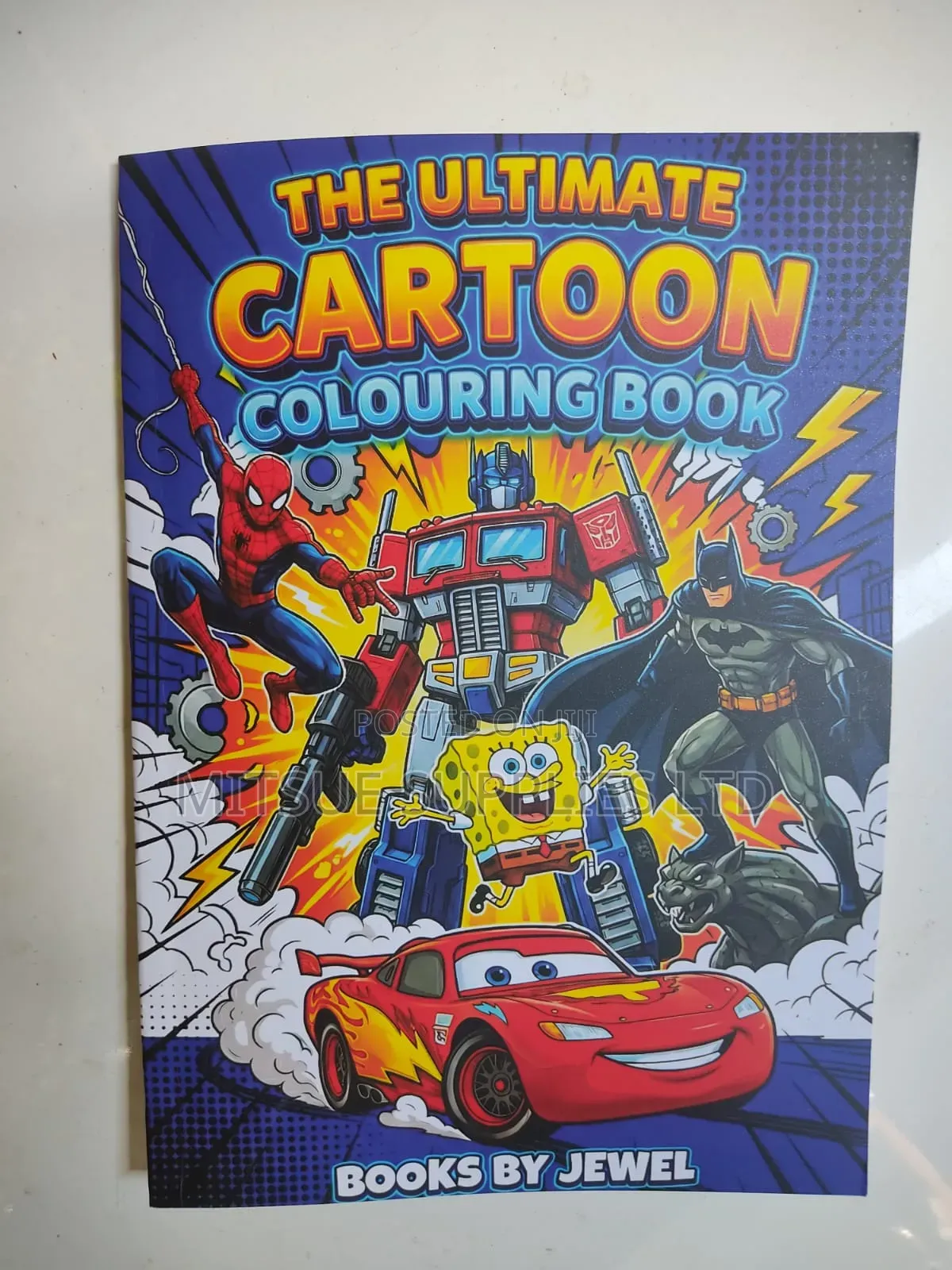 Teenage Boys Colouring Book With Cartoon 21x29cm