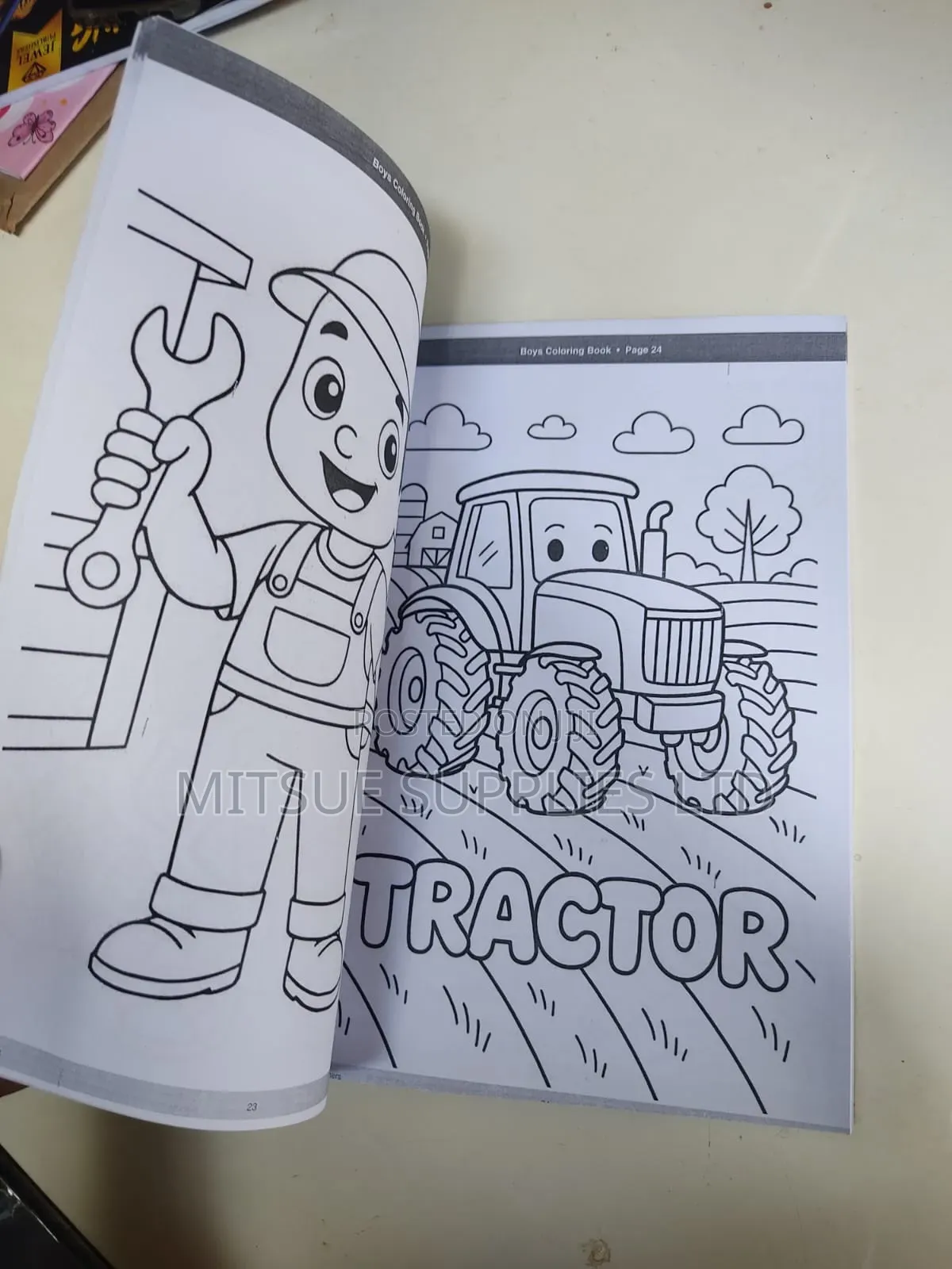 Toddler Boys Creative Colouring Book 21x29cm