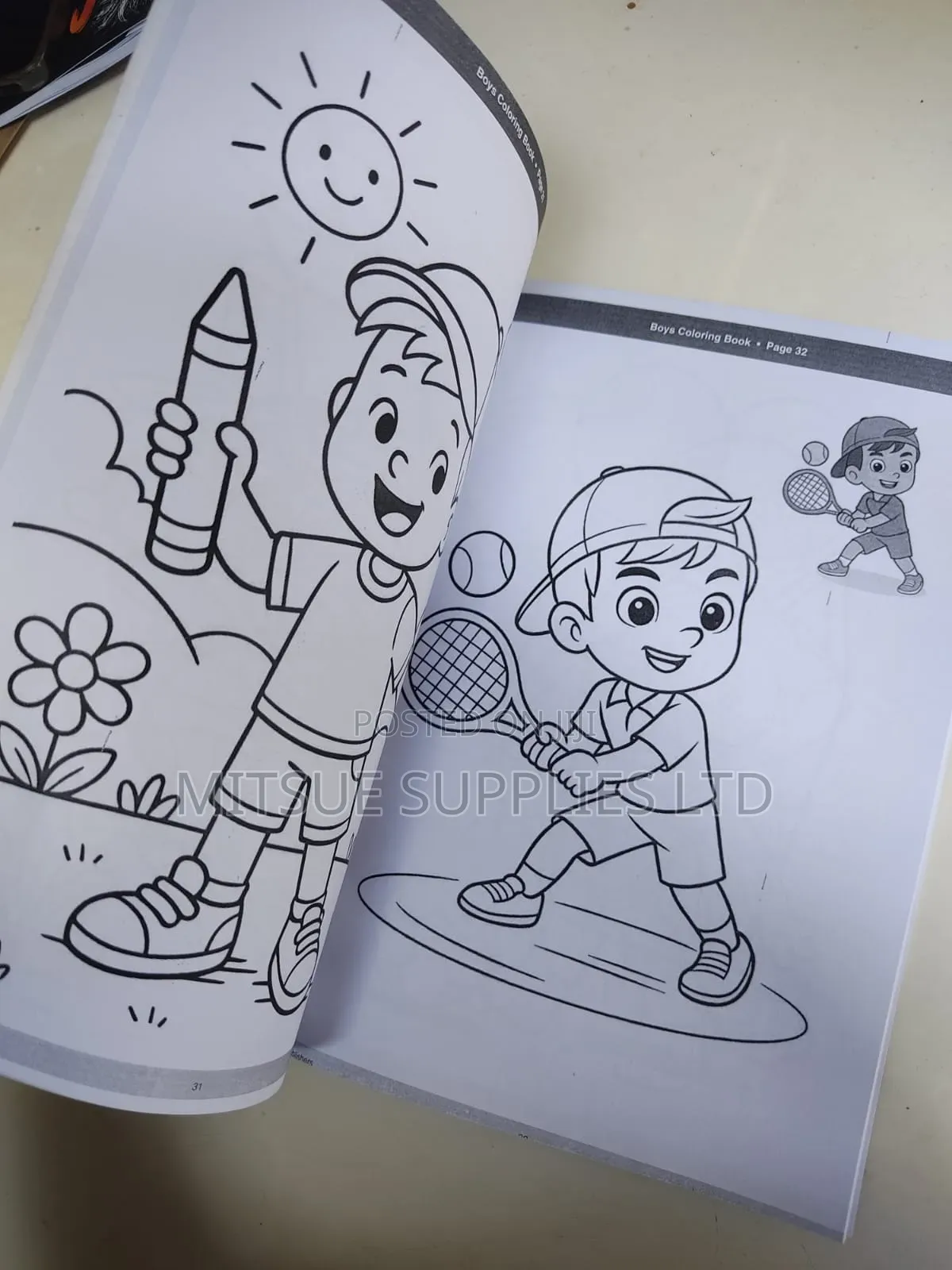 Toddler Boys Creative Colouring Book 21x29cm