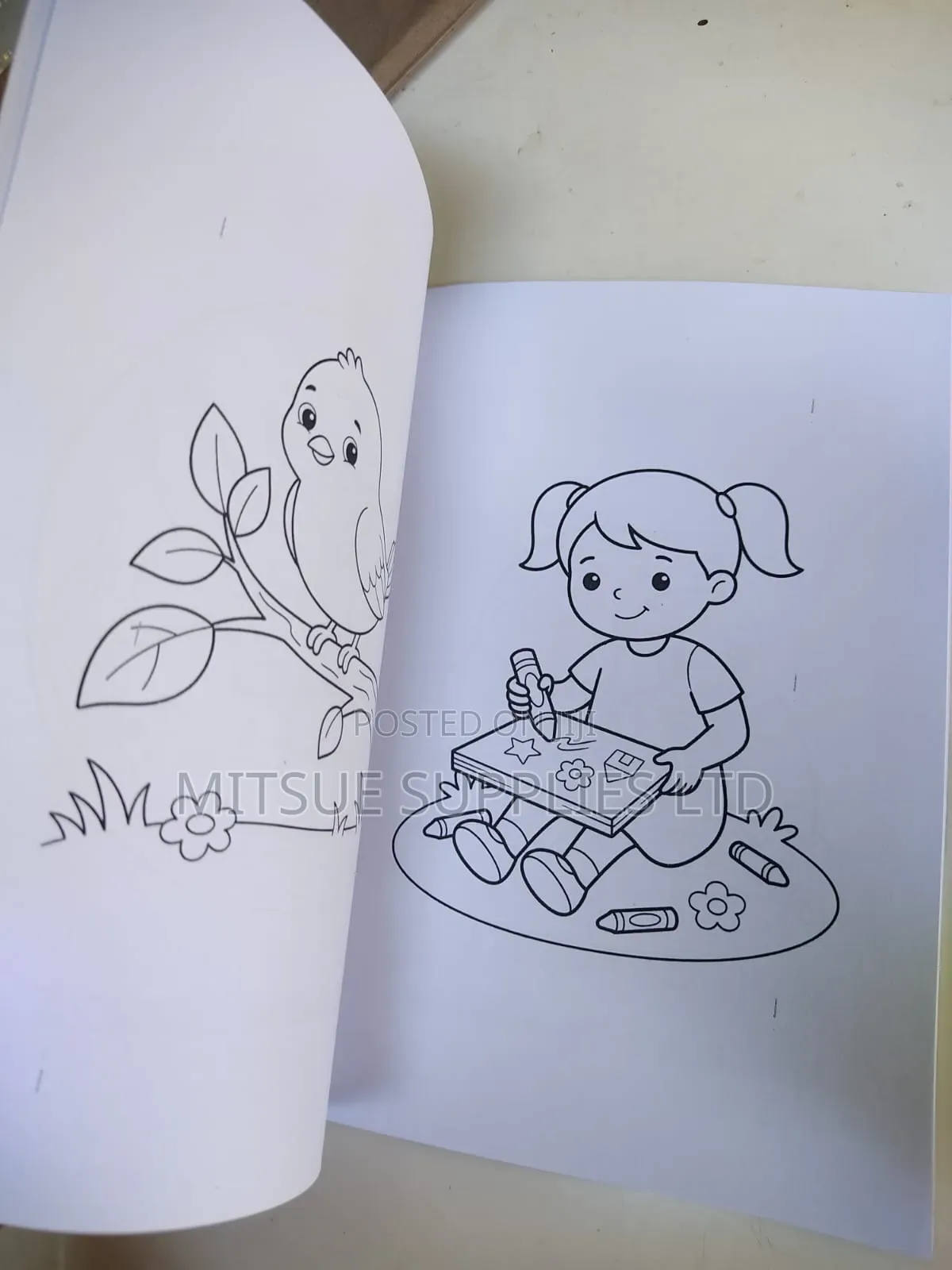 Toddler Girls Creative Fun Colouring Book 21x29cm