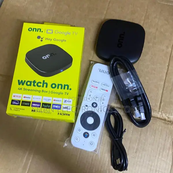 Home Cinema ONN Google TV Box 2GB RAM 8GB Storage Entertainment Hub